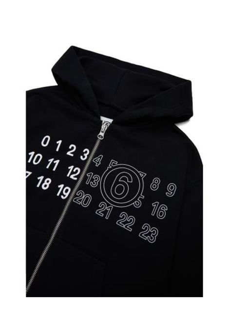 Felpa con logo MM6 KIDS MAISON MARGIELA | M61115 MM02XM6900
